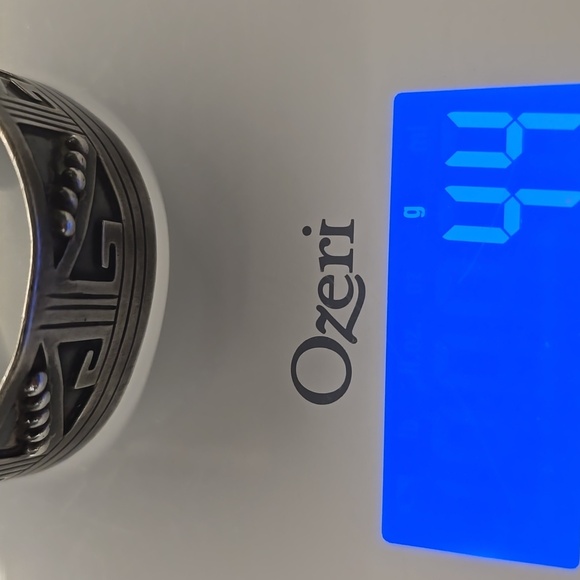 VINTAGE TAXCO Sterling Silver CUFF BRACELET, 44 GRAMS - Picture 8 of 8